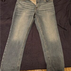 George Men's Straight Blue Jeans